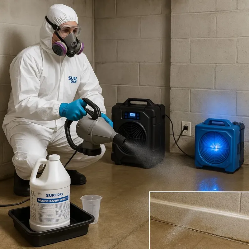 Sanitization and Odor Removal process in Oakton, VA